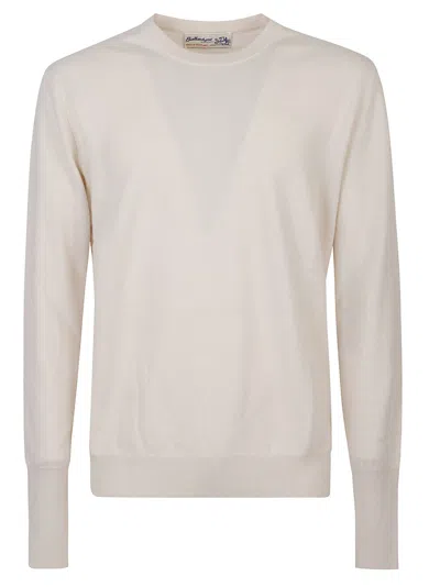 Ballantyne Plain Sweater In Neutral