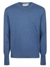 Ballantyne Sweater In Soft Denim