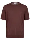 Ballantyne Plain T-shirt In Fondant