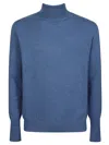 BALLANTYNE PLAIN TURTLE NECK SWEATER