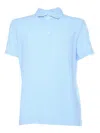 Ballantyne Light Blue Polo In Blue