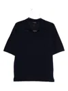 Ballantyne Polo-collar T-shirt In Black