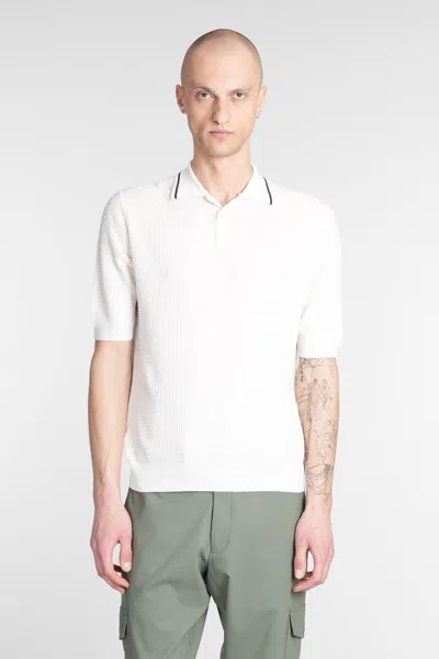 Ballantyne Polo In Beige Cotton