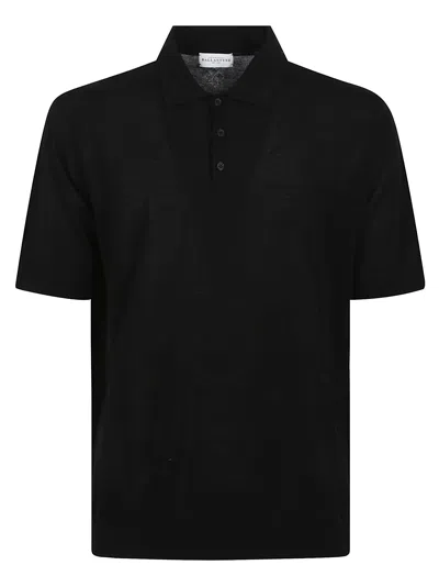 Ballantyne Polo Neck Pullover In Black