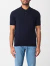 Ballantyne Knitted Polo Shirt In Black