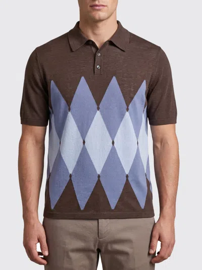 Ballantyne Polo Shirt  Men Color Brown In Multi