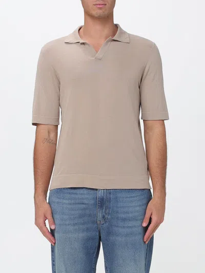 Ballantyne V-neck T-shirt In Neutral
