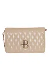 Ballantyne Quilted Flap Bag With Prominent Logo In Multi