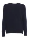 Ballantyne Classic Crew Neck Pullover In Animal Print