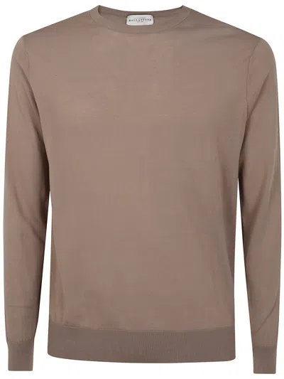 BALLANTYNE R NECK PULLOVER BY BALLANTYNE,B2P000.18C23 14279 DARK SAND