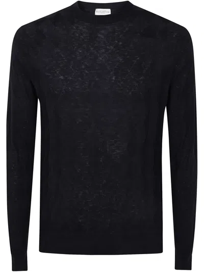 Ballantyne R Neck Pullover Clothing In Blue
