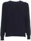 Ballantyne Classic Crew Neck Pullover In Animal Print