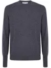 Ballantyne R Neck Pullover Clothing In Gray