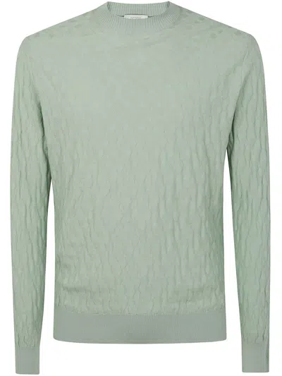 Ballantyne R Neck Pullover Clothing In Green