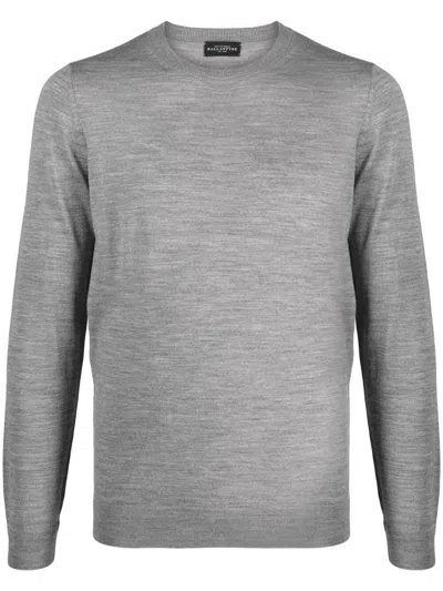 Ballantyne R Neck Pullover Clothing In Grey