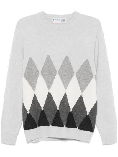 Ballantyne Crew-neck Sweater In Grey