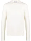 Ballantyne R Neck Pullover Clothing In White