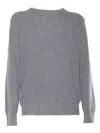 Ballantyne R Neck Pullover In Gray
