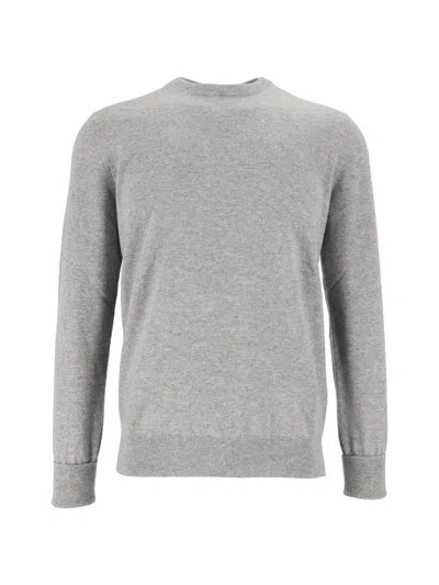 Ballantyne R Neck Pullover In Gray