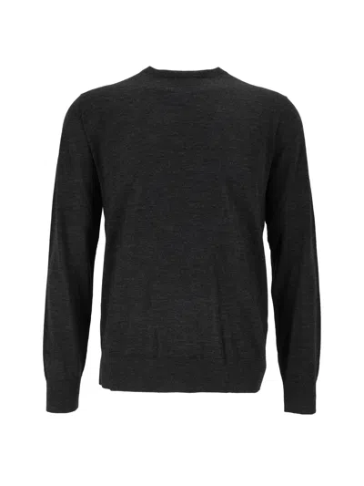 Ballantyne R Neck Pullover In Gray