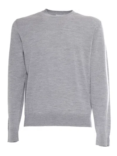 Ballantyne R Neck Pullover In Gray