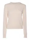 Ballantyne R Neck Pullover In White