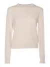 Ballantyne R Neck Pullover In White