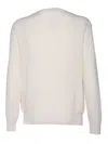 Ballantyne R Neck Pullover In White