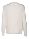 Ballantyne R Neck Pullover In White
