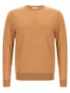 Ballantyne R Neck Sweaters And Cardigans In Beige