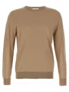 Ballantyne R Neck Sweaters And Cardigans In Beige