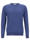 Ballantyne R Neck Sweaters And Cardigans In Blue