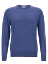 Ballantyne R Neck Sweaters And Cardigans In Blue