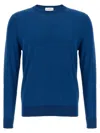 Ballantyne Blue Crew Neck Sweater In Blue