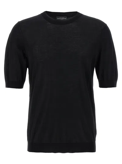 Ballantyne R Neck Sweaters And Cardigans In Black
