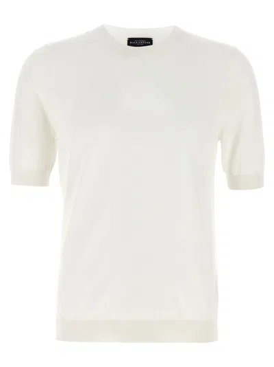 Ballantyne R Neck Sweaters And Cardigans In White