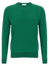 Ballantyne R Neck Sweaters And Cardigans In Green