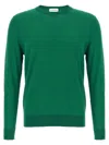 Ballantyne R Neck Sweaters And Cardigans In Green