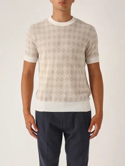 Ballantyne R Neck T-shirt T-shirt In Neutral