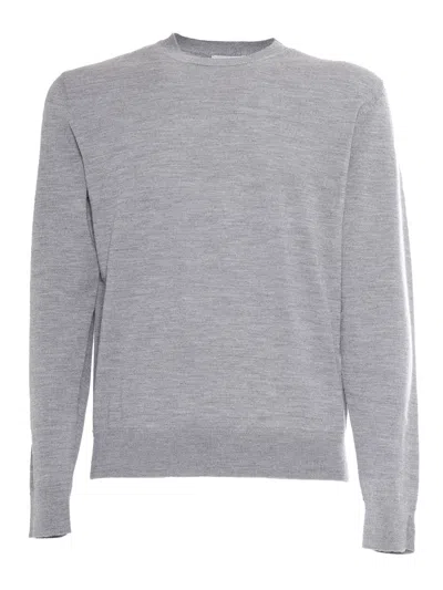 Ballantyne R Neck Pullover In Gray
