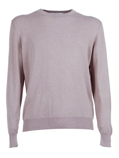 Ballantyne R Neck Pullover In Purple