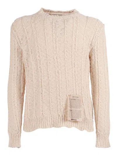Ballantyne R Neck Pullover In Neutral