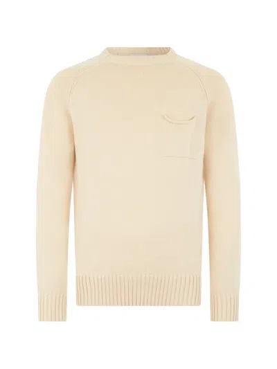 Ballantyne Raglan-sleeve Sweater In Neutral