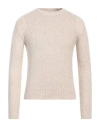 Ballantyne Raw Diamond By  Man Sweater Beige Size 40 Cotton, Alpaca Wool, Wool In Neutral