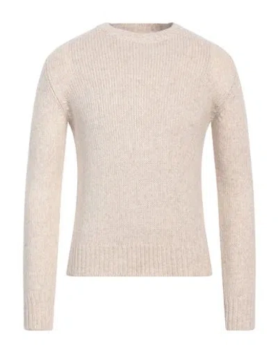 Ballantyne Raw Diamond By  Man Sweater Beige Size 40 Cotton, Alpaca Wool, Wool In Neutral