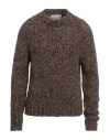 Ballantyne Raw Diamond By  Man Sweater Chocolate Brown Size 38 Wool, Acrylic