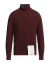 Ballantyne Raw Diamond By  Man Turtleneck Burgundy Size 42 Cashmere In Purple