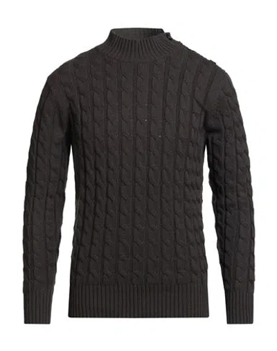 Ballantyne Raw Diamond By  Man Turtleneck Dark Purple Size 38 Cashmere