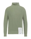 Ballantyne Raw Diamond By  Man Turtleneck Sage Green Size 36 Cashmere In Green
