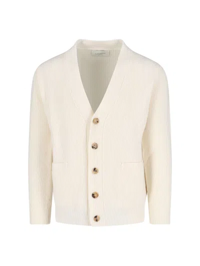 BALLANTYNE RIBBED CARDIGAN